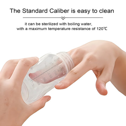 2-IN-1 Electric Breast Pump Portable Baby Nipple Bottle Smart Integrated Suction Breast Pump Milk Postpartum Fortable Breast