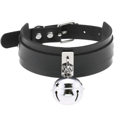 DIEZI Vintage Sweet Cool Hip Hop Rivet Choker Necklace Harajuku Gothic Club Black PU Leather Collar Torques Necklace Jewelry