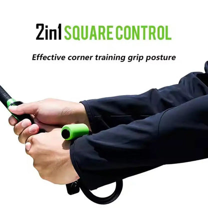 Square Training Grip Postures Trainer Control Tool Golf Swing Instant Feel-Based Feedback Swing Tool Putter Hand Grip Correction