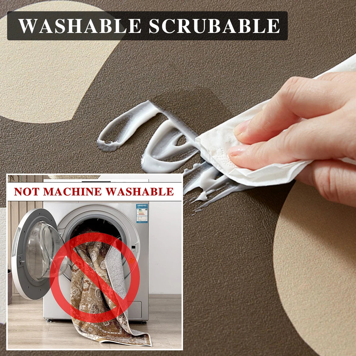Carpet in the Bathroom Mat Absorbent Non-Slip Floor Mats Home