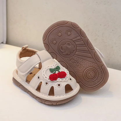 Squeaky Baby Shoes Summer Kids Shoes Baby Boy Shoes Squeakers Anti Slip 0-2 Years Squeaky Sneakers Girl Sandals Toddler Shoes