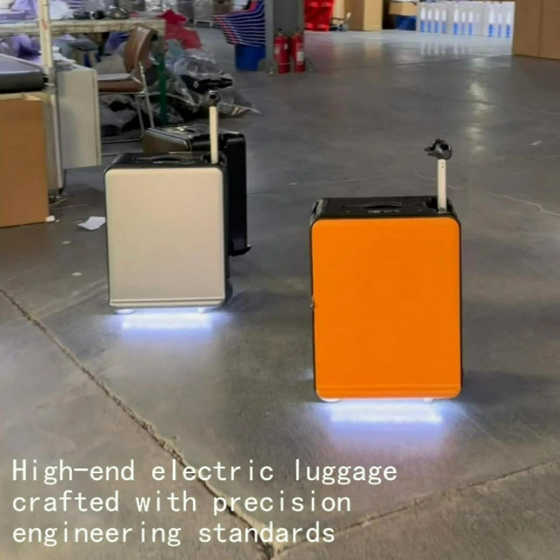 Carry-on Luggage Lightweight Rideable Electric Suitcase Multi-function Password Travel Business Trip Trolley