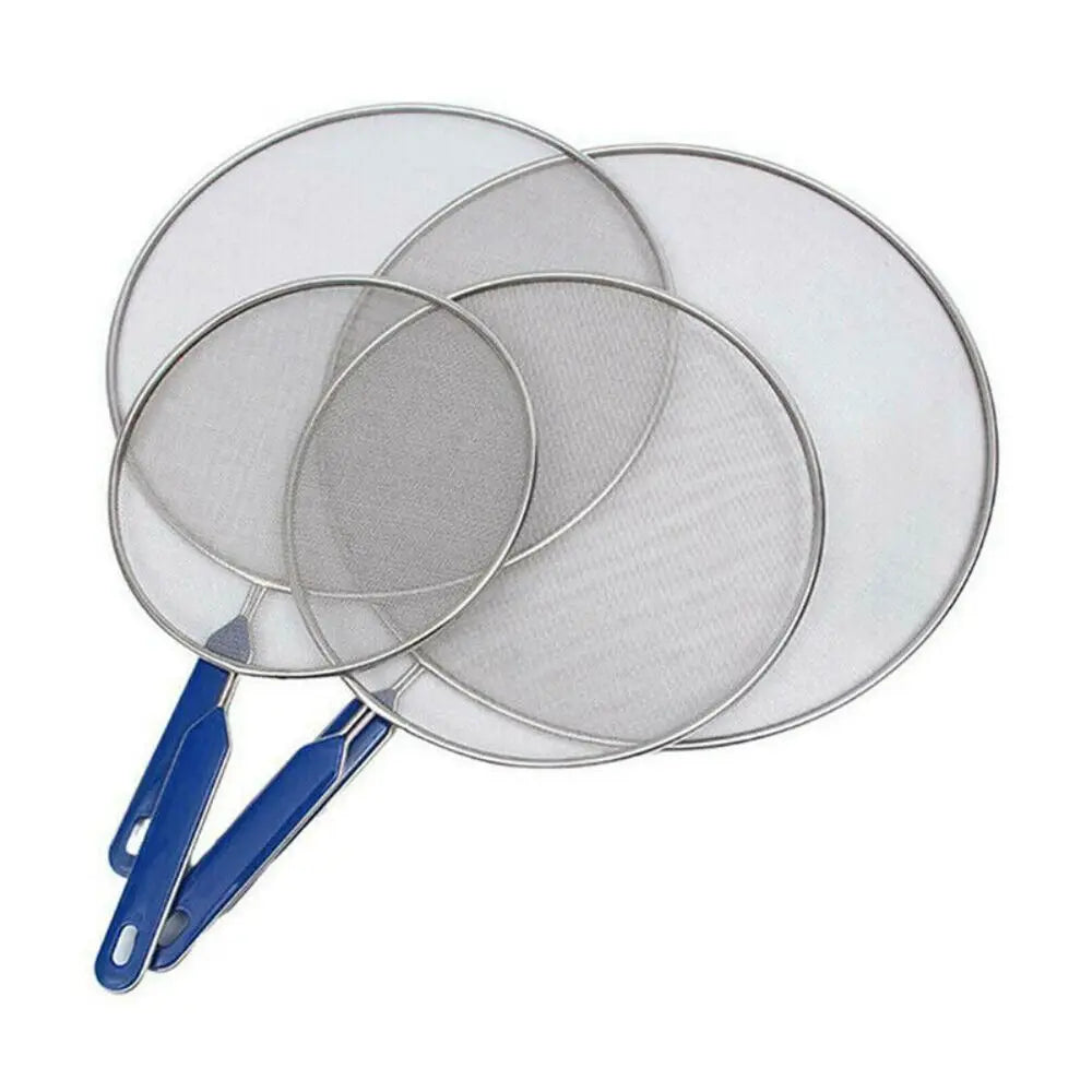 Grease Splatter Screen Guards Mesh Anti Splatter Guard Oil Net Splash Cover Pan Pot Frying Oil Cooking Cover Kitchen Tools