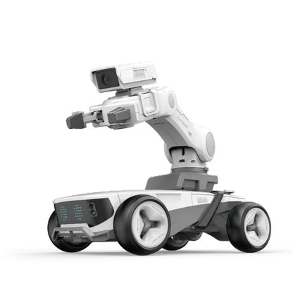 Storm X5 Intelligent RC Robot Car with Infrared Recognition & Programmable Modes - White/Black, Kids Educational Gift