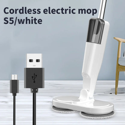 Wireless Electric Mop With Sprayer Floor Washing Mops With Self-spin To Clean Floor Handheld Smart Household Automatic Mop