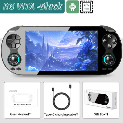 Anbernic RG VITA & RG VITA Pro 64 Bit Handheld Game Console Android Large-angle 3D Hall Joystick 5000 mAh Video Game Player