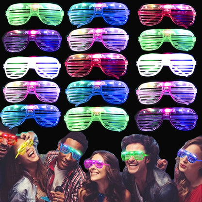 10/20/50 Pcs Party Glow in the Dark Glasses Light Up LED Glasses Neon Party Favors Sunglass Party Supplies