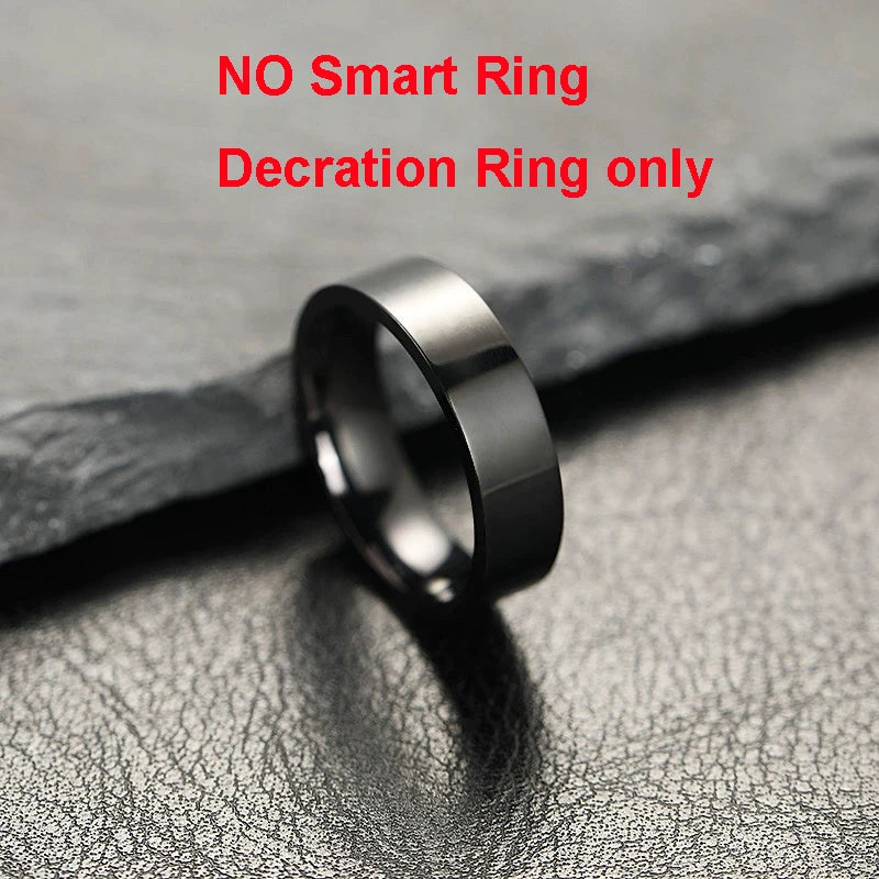 New Smart Ring R13 LED Display Screen Gesture Sweep Video Heart Rate Sleep Monitor 5ATM Waterproof Wireless Charging Rings HT30