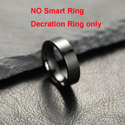 New Smart Ring R13 LED Display Screen Gesture Sweep Video Heart Rate Sleep Monitor 5ATM Waterproof Wireless Charging Rings HT30
