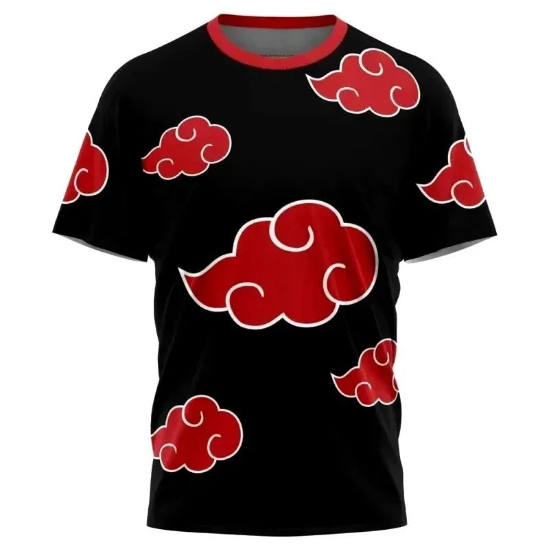 Naruto Cosplay Unisex 3D Printed T-shirt, Children's Street Wear, Harajuku Style T-shirt Top, 2026 Gift Short Sleeved Shirt