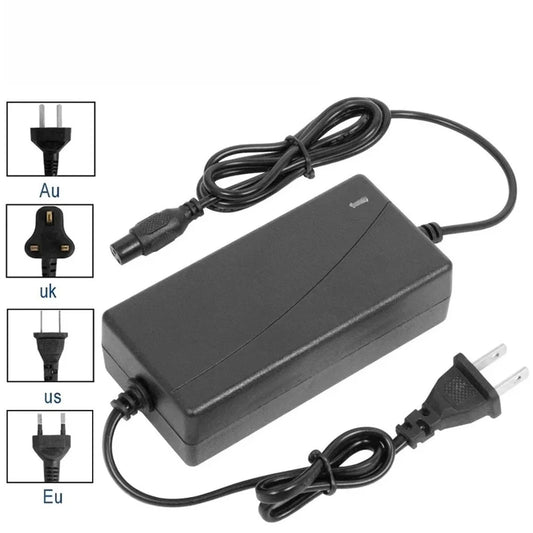 42v 2A Lithium Electric E Bike Battery Charger Li ion Chargers for Ebike Hoverboard Self-Balancing Scooter Bicycle Accessories