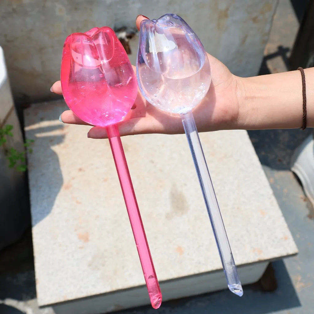 4/1PCS Automatic Drip Irrigation Waterer Plastic Tulip Plant Watering Globes Self Watering Supplies Planter Insert Water Devices