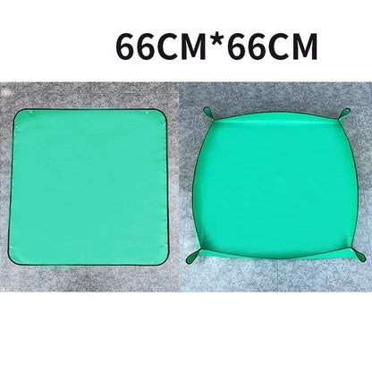 Thickened Waterproof Mats Garden Soil Change Mats Gardening Tools Plant Flower Pot Reusable Transplanting Change Pot Plant Mats
