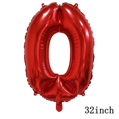 New 1Set Numberblocked Party Supplies TV Show Number Latex Balloons Toy Decor Happy Birthday Banner Bunting Cake Topper Balloon