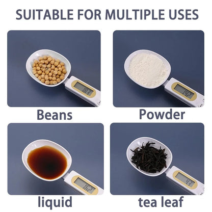 Mini Spoon Scale Digital Kitchen Scale Electronic LCD Food Scale 0.1-500g Cooking Flour Milk Coffee Powder Weight Measure Spoon