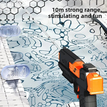 Manual Burst Water Guns Long Range Shooting Games Water Blasters Toys for Kids Summer Outdoor Beach Pool Fighting Children Toy