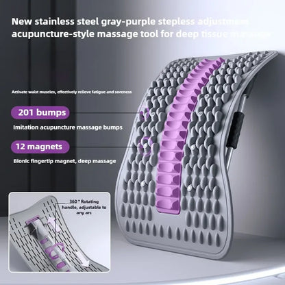 Best-seller 12Magnets Lumbar Vertebrae Relaxer Humpback Correction Shaping Back Stretcher Back Pain Relief Stretching Massager
