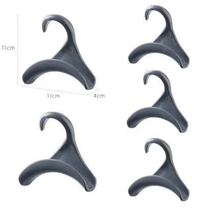 5pcs bag hanger hook Handbag hat scarf storage rack wardrobe backpack hook Handbag Holder Storage Rack Organization