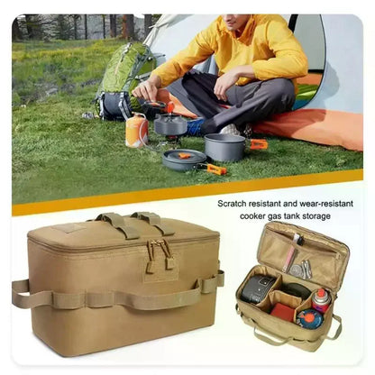 Outdoor  Large Capacity Camping Bag Lightweight Storage Bag Portable Handbag Picnic Bag Cookware Utensils Tools Bags