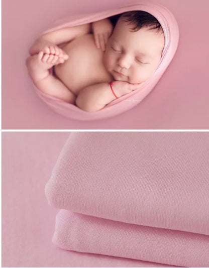 150*170cm Newborn Photography Props Blanket Wrap Backdrop Stretchable Fabrics Shoot Studio Accessories