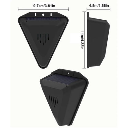 Waterproof Solar bird repeller timed sound and light alarm during the day Protecting crops orchard fish field to repel pigeons