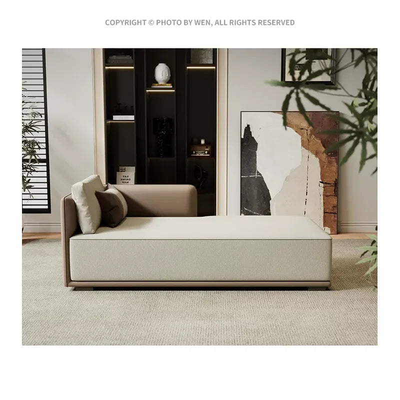 Simple Modern Chaise Longue Sofa for Small Apartment Living Room Bedroom Leisure Beauty Couch Hotel Homestay