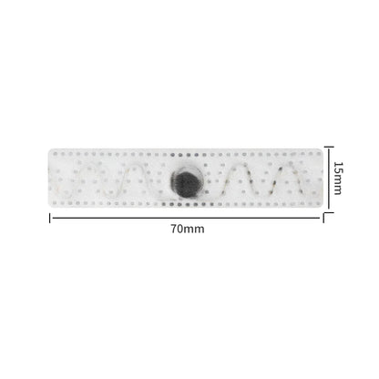 100pcs UHF RFID Tag UHF Sew Soft Textile Non-Woven Label Laundry Tag RFID Laundry Tag