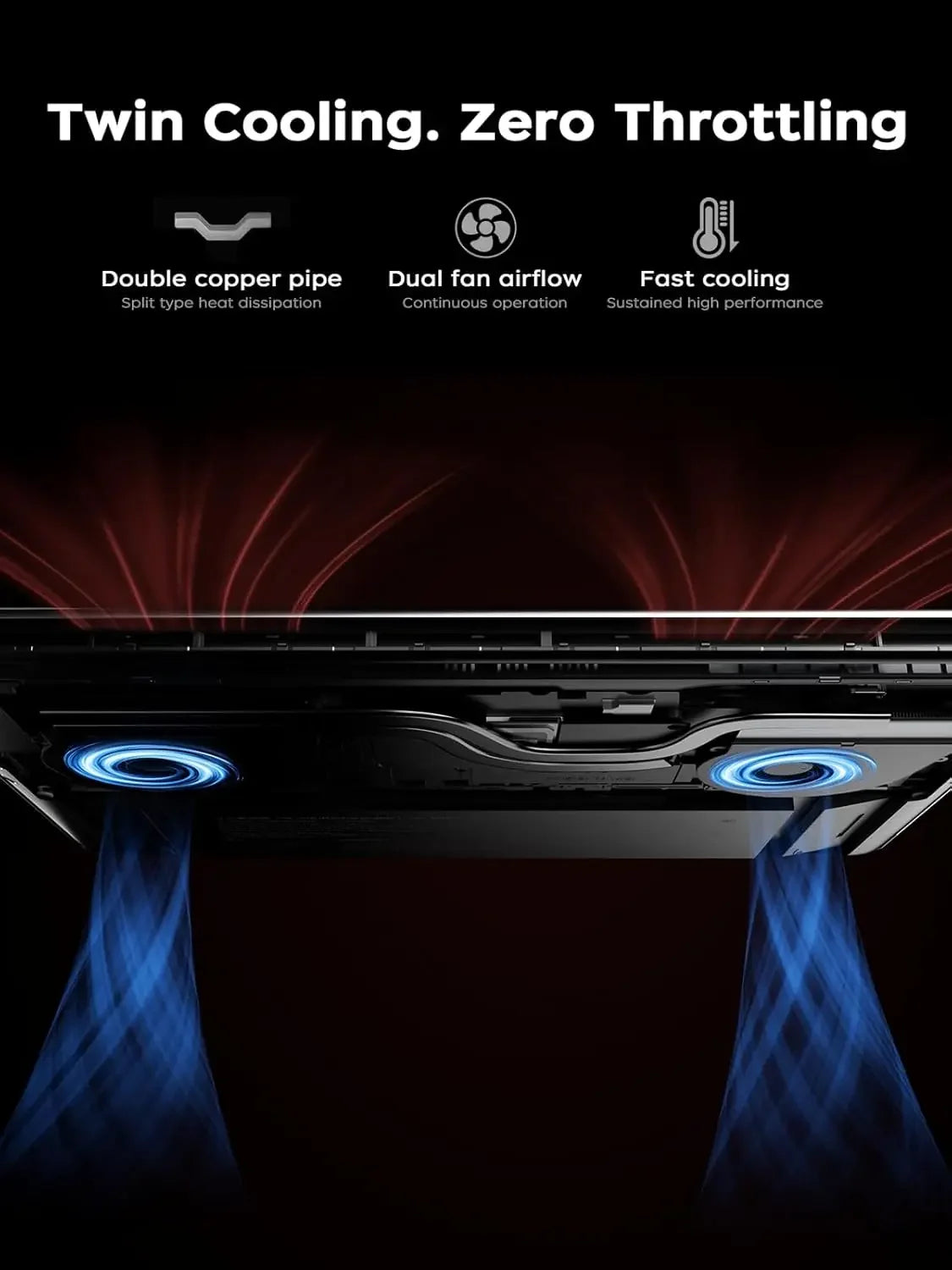 KAMRUI 16" Laptop AMD R9 6900HX 16GB LPDDR5 512GB PCle4.0 SSD Win11 Pro Backlit Keyboard Full-Featured Office Gaming Notebook