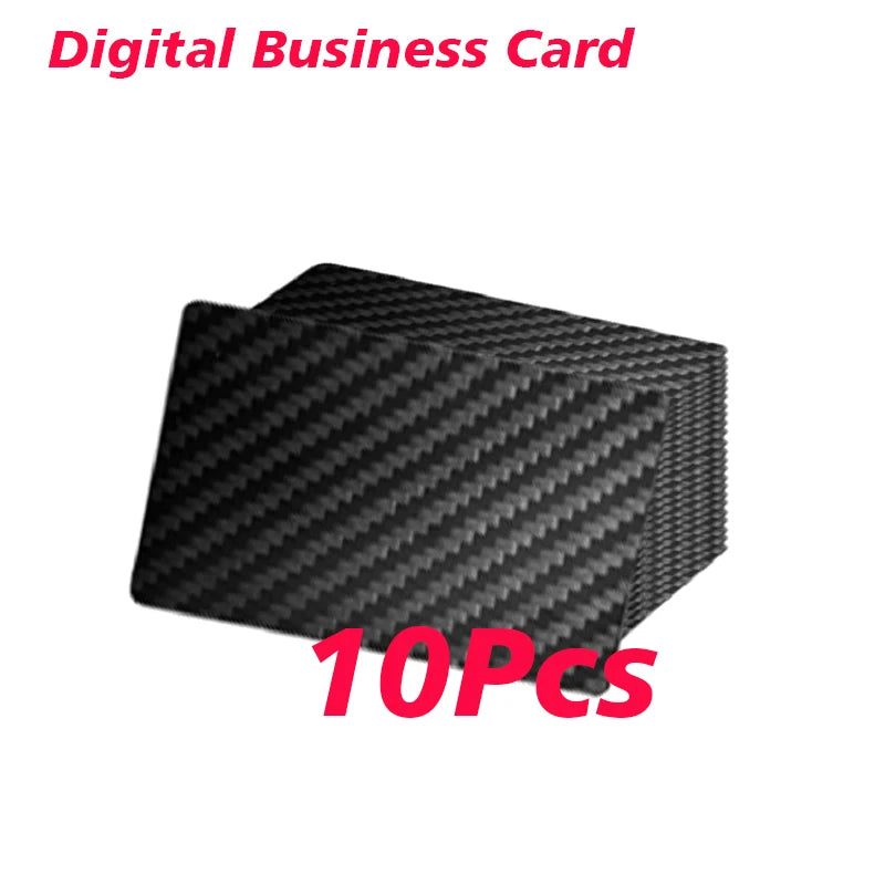 Digital Business Card NFC Carbon Fiber Card NFC Business Card Fast Reading Ntag 215 Smart Name Card  Social Recognition Card