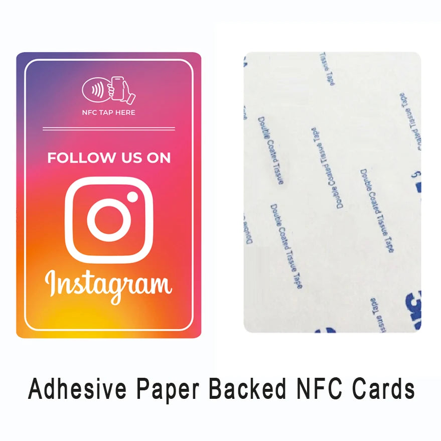 NFC Chip Card for Whatsapp Social Media Quick Contact Plastic Business Tap Card