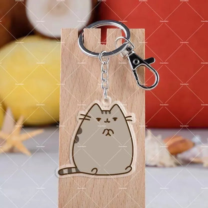 Pusheen Balloons Cartoon Cat Birthday Banner Decoration Party Supplies Backdrop Cake Topper Gift Bag Sticker Spiral Plush Doll