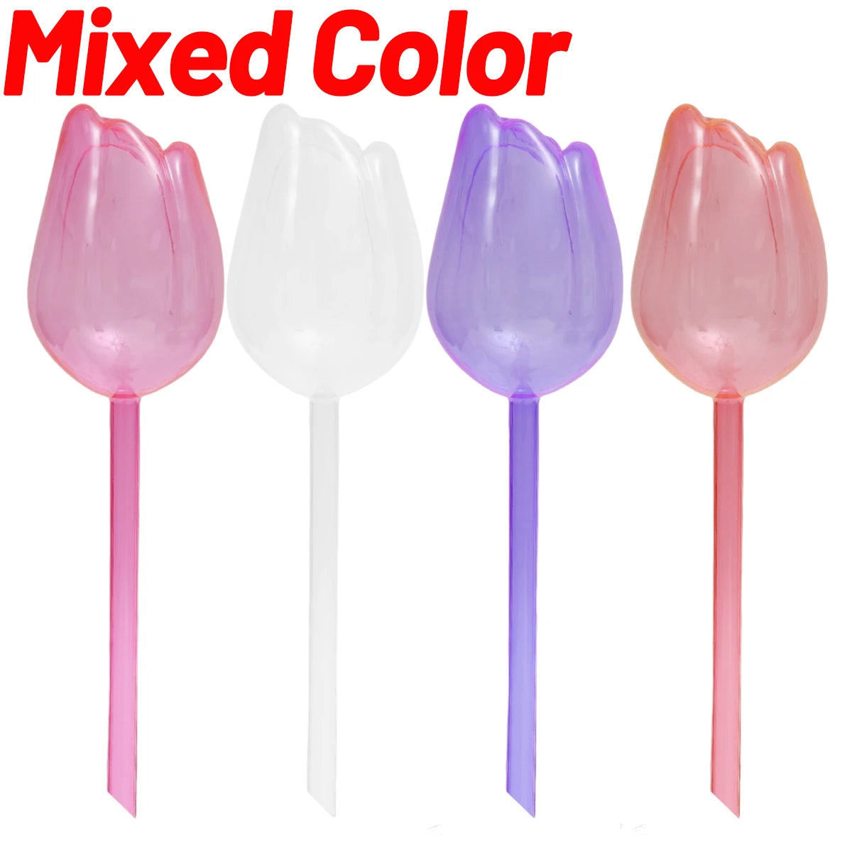 4/1PCS Automatic Drip Irrigation Waterer Plastic Tulip Plant Watering Globes Self Watering Supplies Planter Insert Water Devices