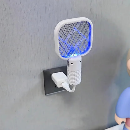 Mosquito Swatter Trap Mini USB UV Light Pest Control Electric Shock Mosquito Killer Lamp Portable Fly Bug Zapper Summer