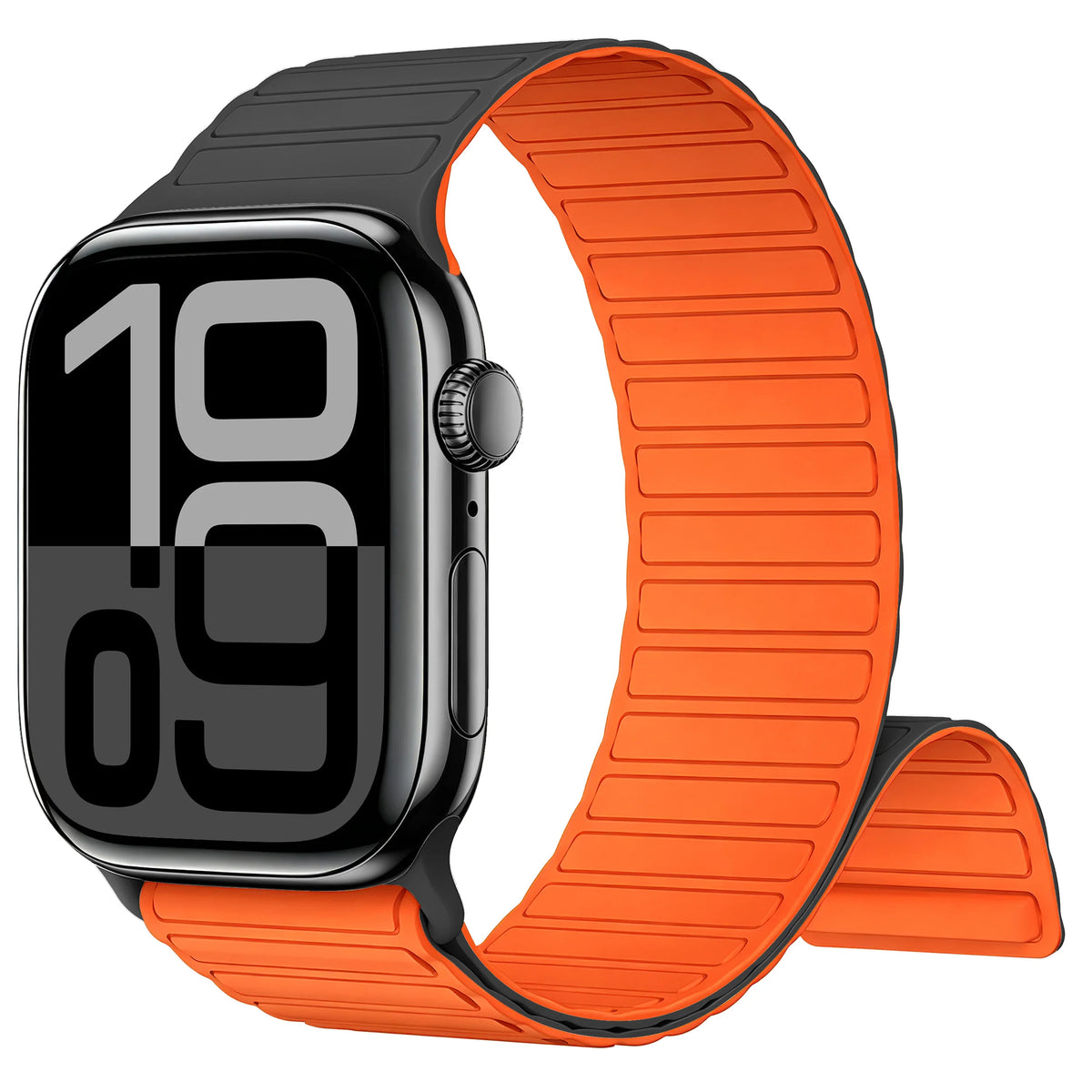 Silicone Strap For Apple Watch 46mm 42mm 49mm Magnetic Band For iWatch Ultra 3 2 Series 12 11 10 9 8 7 6 5 SE Bracelet Correa
