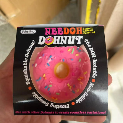 Nice Cube Nee Doh Squishy Squeeze Toy, Portable Stress Relief Sensory Fidget, Great for Kids & Adults with ADHD
