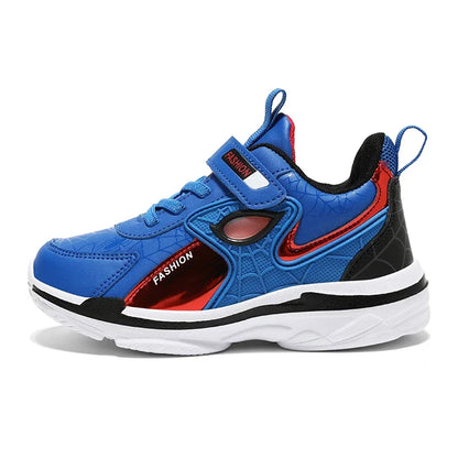 Autumn Children Shoes Boys Sneaker Cartoon Lightweight Luxury PU Leather Sneaker Kids School Casual Sports Shoes Size 28-37