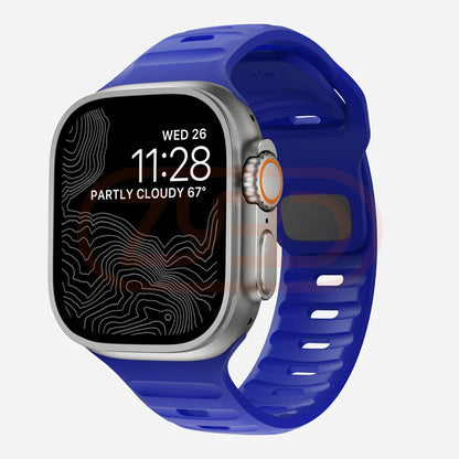 Sport Band For Apple Watch Ultra 9 8 7 6 SE 5 Soft Silicone Lightweight Bracelet Strap For iWatch 38MM 40MM 42MM 44MM 45MM 49MM