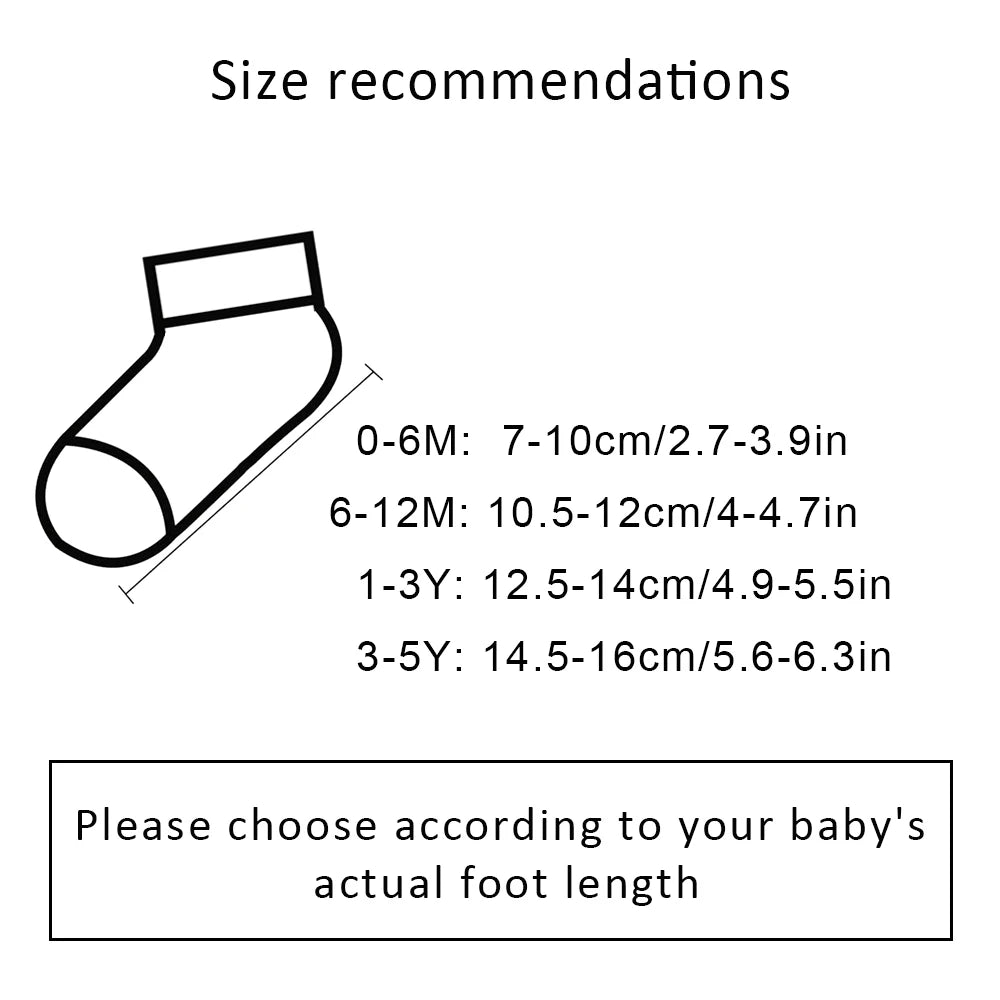5/10 Pairs Baby Socks Toddler Low-cut Ankle Socks Cute Cartoon Bear Pattern Socks Boys and Girls Aged 0-5 All Season Collection