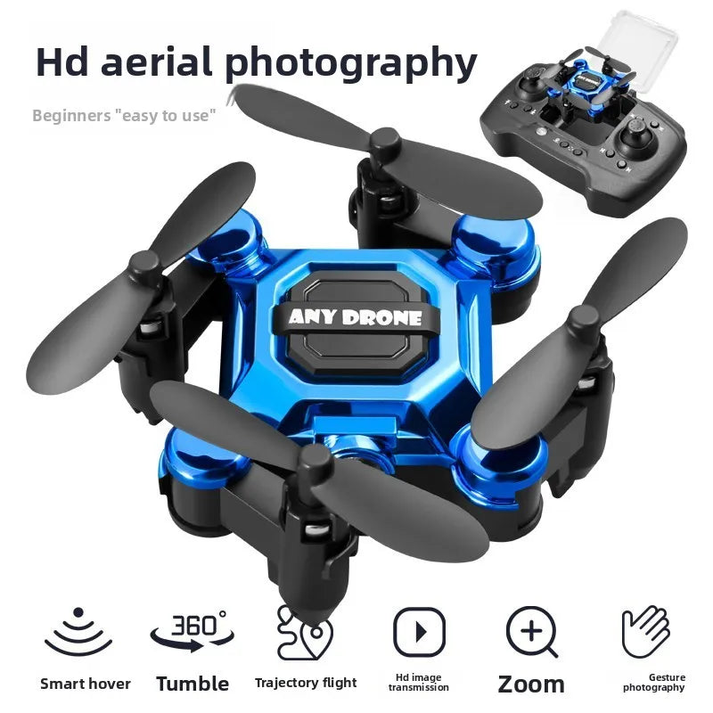 Mini Folding Drone, Remote-Controlled Aircraft, Aerial Photography Quadcopter, Toy, Small, Shockproof Helicopter