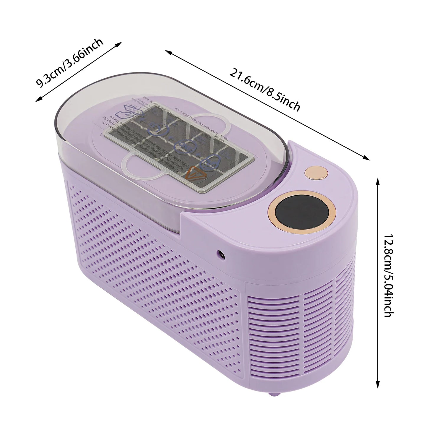 Ice Maker Portable Mini, 12V Car Power Cord, Taro Purple, Low Noise 60dB, Food Grade Aluminum, DIY Ice Cubes, For Kitchen Travel Camping Iced Drinks