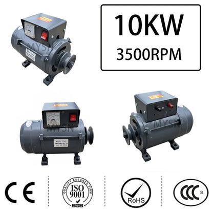 220V 10KW Portable Generator 230V 240V Permanent Magnet Generator Free Energy Alternator Lighting Household Farm CE Certified