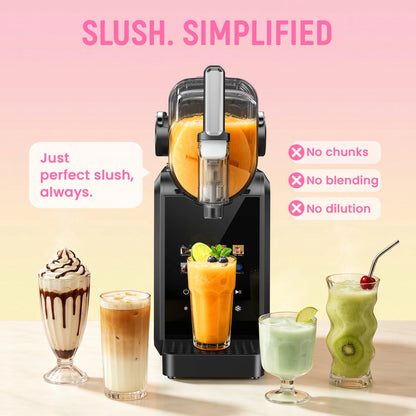 90oz Slushie Machine No Ice Needed Frozen Drink Maker with Compressor 7 Smart Presets Safe Frozen Smoothie Machine for Home Party