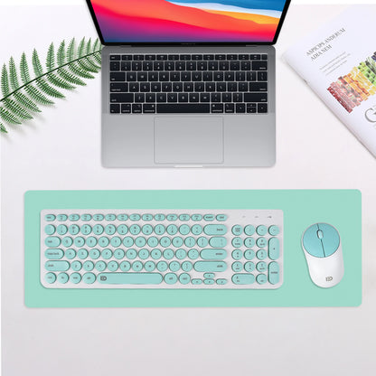 1 Set of 2.4G Wireless Keyboard and Mouse, Portable 95-key Multimedia key Office Mouse Kits, Silent Round Keyheads keyboard Mice