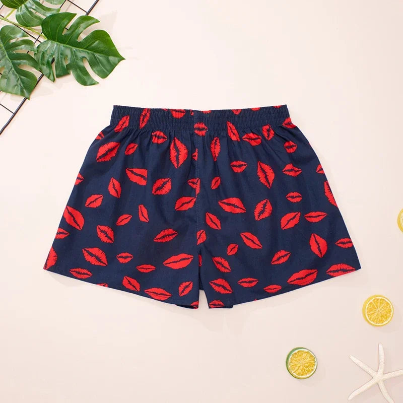 CINVIK Women Underwear Aro Pants Cotton Safety Short Pants Cute Bottoms Boxers for Women Pajama Pant Panties Lady Pajama Shorts
