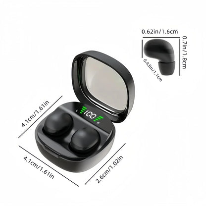 Mini Invisible Sleep Wireless Bluetooth Earbud Small TWS Stereo Sport Game Work In-ear Headphone Long Standby HD Call Earphone