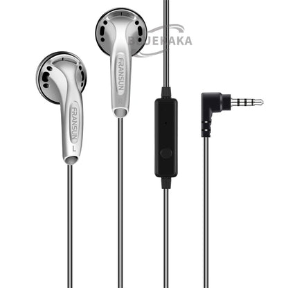 9D Heavy Bass Gaming Headphones 3.5mm HIFI Music Wired Earbud 15.4mm Dynamic HD Microphone Earphone For Gaming Meeting Vido EB2S