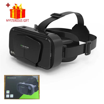 Shinecon VR Glasses 3D Headset Virtual Reality Device Helmet Goggles Lenses Mobile Smartphone Smart Phone Cell Realidade Viar VR
