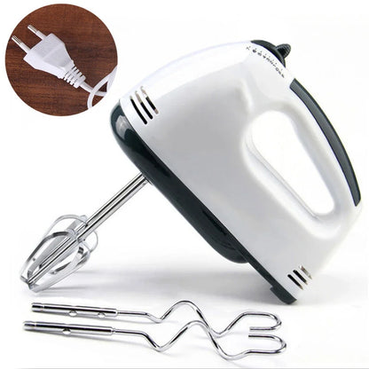 Multifunctional 7 Speed 100W Electric Handheld Mixer Egg Beater Automatic Cream Food Cake Baking Dough Mixer Food Blender Mixer