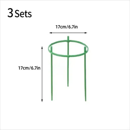 Tomato Cages Trellis Plastic Column Vine Plant Bracket Potted Flower Plant Support Pile Stackable Tomato Tower Plant Cage
