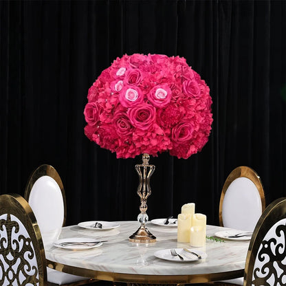 70/60/30cm White Rose Green Plants Leaf Artificial Flower Ball Wedding Table Centerpiece Decor Marriage Banquet Road Lead Floral